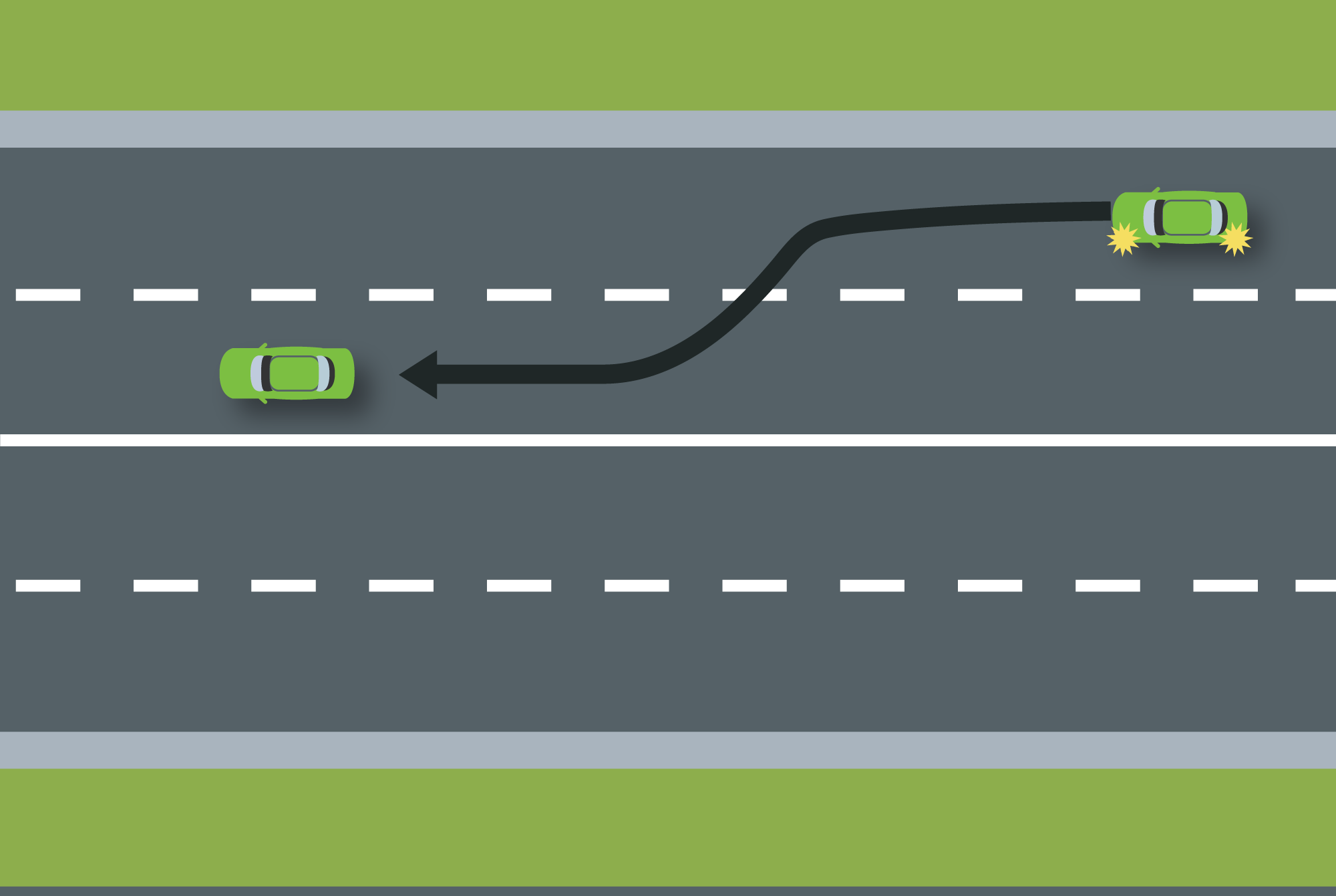 Driver Lane change Left - Afghanistan Full licence test - itrans Transport Solutions