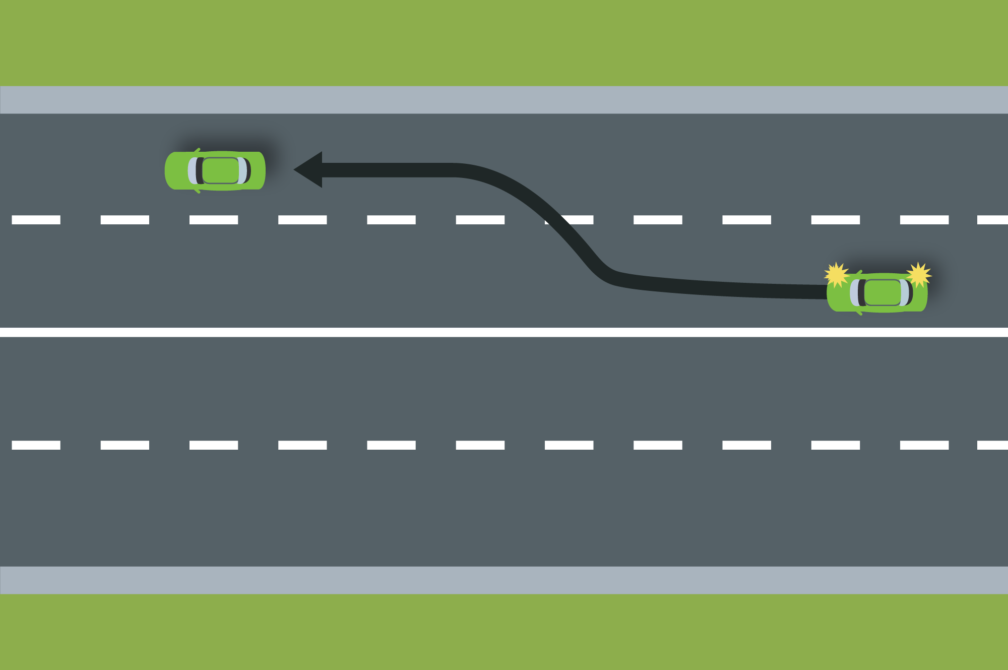 Driver Lane change Right - Afghanistan Full licence test - itrans Transport Solutions